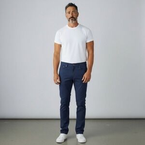 Olivers Passage Pants Mens 31x32 Navy Blue Good 5-Pocket Stretch‎ Performance